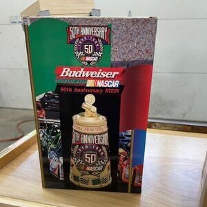 50th Anniversary Budweiser NASCAR Stein
